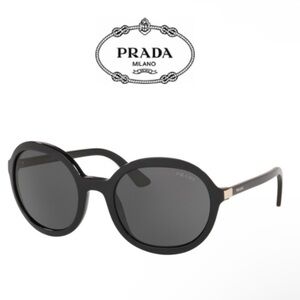 Prada Sunglasses
PRADA Authentic Women's Oval
Sunglasses and Prada Sunglass Case